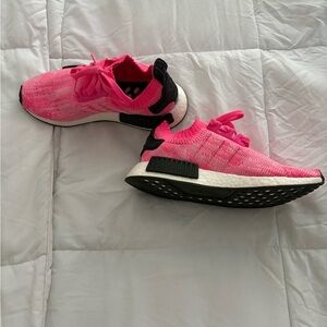Pink and Black Sneakers